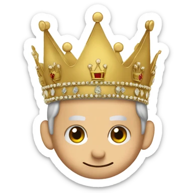 Benjamin Netanyahu crown sticker