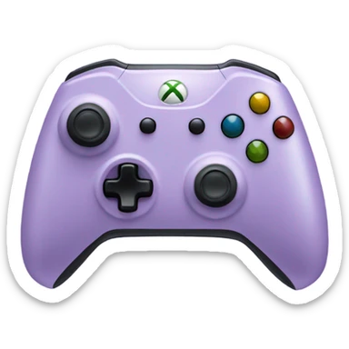 Lilac Xbox controller sticker