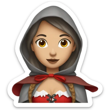 red riding hood sticker