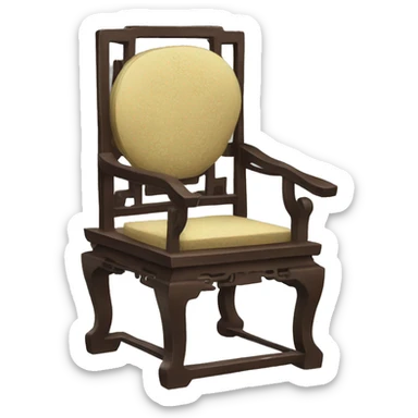 chinese armchair sticker