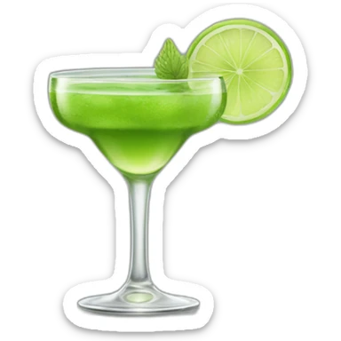 cocktail chartreuse verte sticker