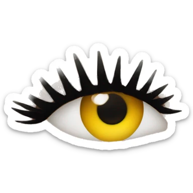 lashes sticker