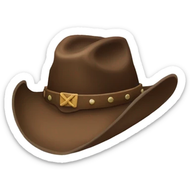 Cowboy hat (without a person) sticker