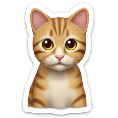 kulaklıklı ve şapkalı kedi sticker