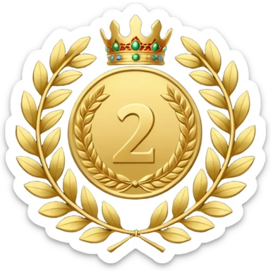 The number that took 23nd place was decorated with an imperial laurel wreath sticker