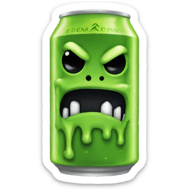 Monster energy can sticker