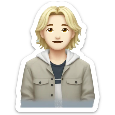 jeonghan from seventeen  sticker