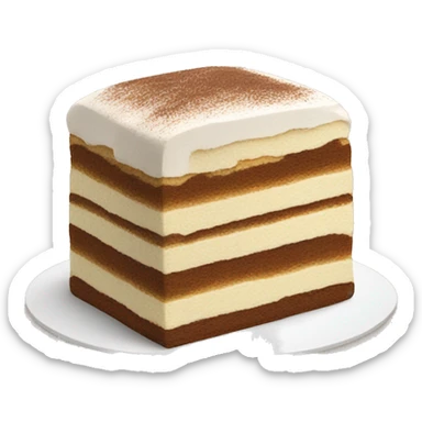 tiramisu cake sticker