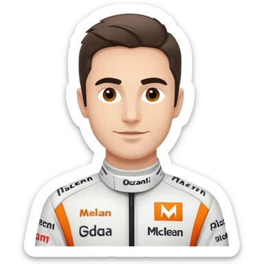 oscar piastri mclaren sticker