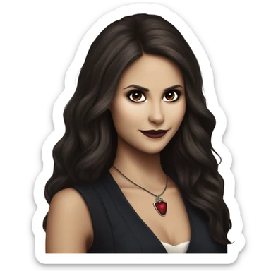 Nina dobrev as Katherine Pierce Vampire Diaries  sticker