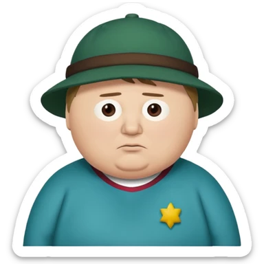 Eric cartman from South Park sticker