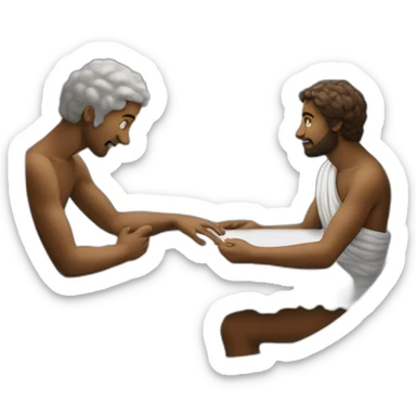 The creation of Adam sticker