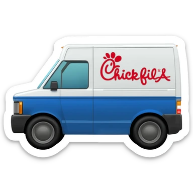 Chick Fil A Van sticker
