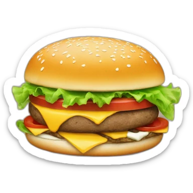 burger in a CD , earphone , MD sticker
