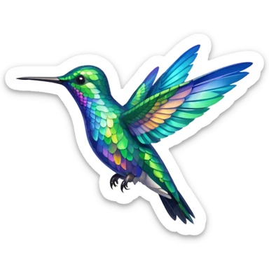 Hummingbird sticker