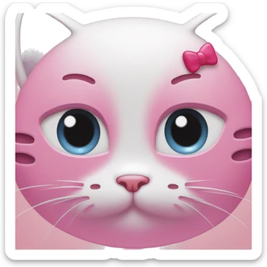 Emoji hello kitty l’auge sticker