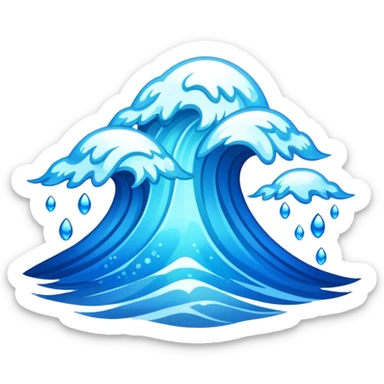 Ocean sticker