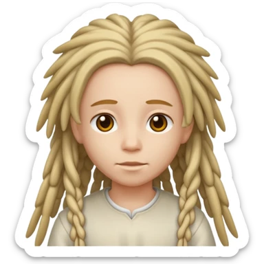 angel con rastas sticker