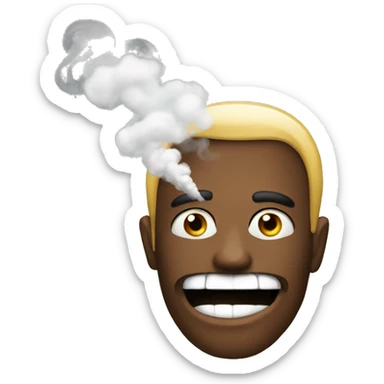 smoking emoji sticker