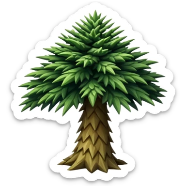 Patagonian araucaria pine sticker