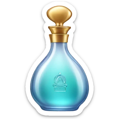 Perfume bottle sticker