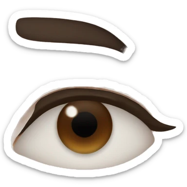 brown hair blue eye girl with black hair brown eye girl sticker