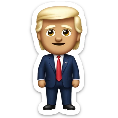 donald trump loving joe biden sticker