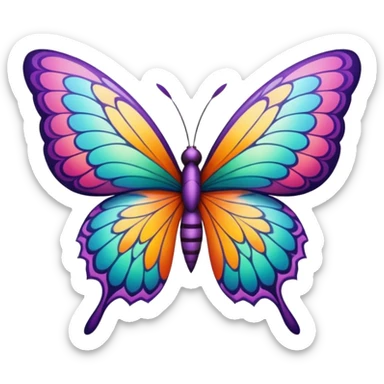 Mariposa sticker