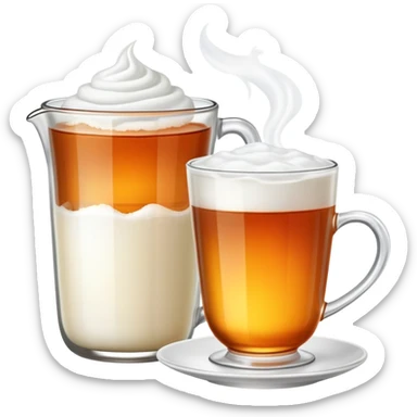 Çay içen ayran sticker