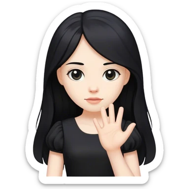 hand addams family sticker