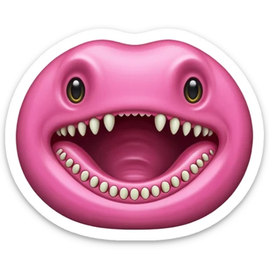 lamprey mouth  sticker