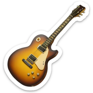 Guitar sticker