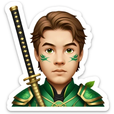 Emerald Samurai sticker