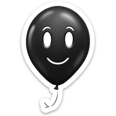 Feliz aniversário 18th black sticker