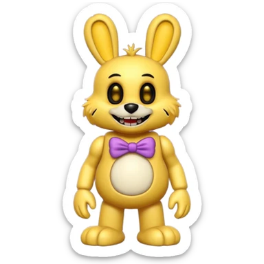 Spring bonnie  sticker