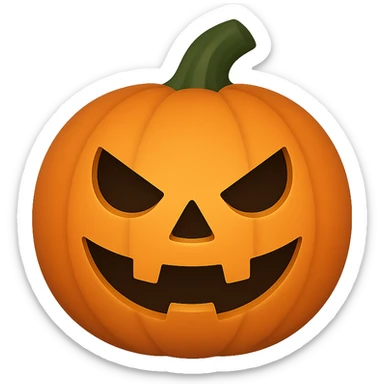 Halloween emoji, remove background sticker