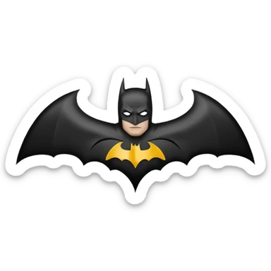 batman logo sticker