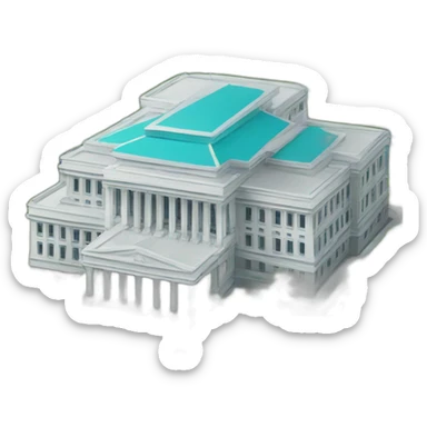 Government Building Philippines sticker