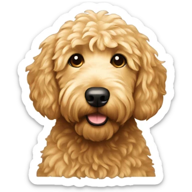 golden doodle sticker