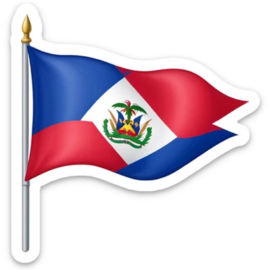 Haiti flag sticker
