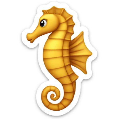 make a seahorse emoji sticker