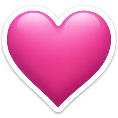 pink heart sticker