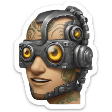 Máquina de tatuar  sticker