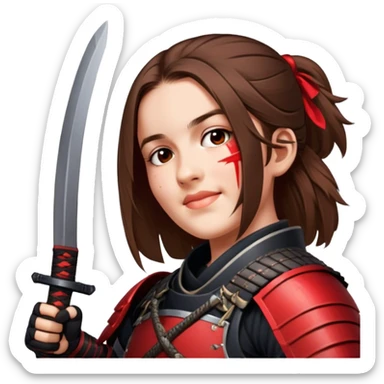 Battle-Ready Samurai sticker