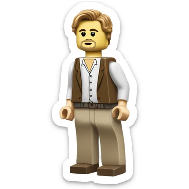 LEONARDO DICAPRIO lego full body sticker