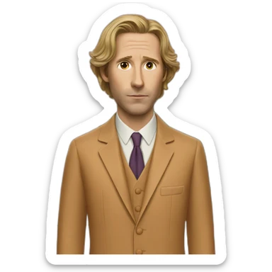 wes anderson sticker