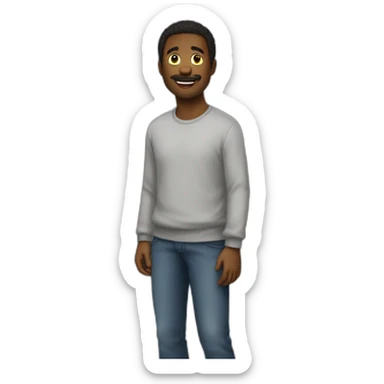 recreate the "it's fine" meme sticker