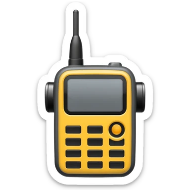 walkie talkie emoji sticker