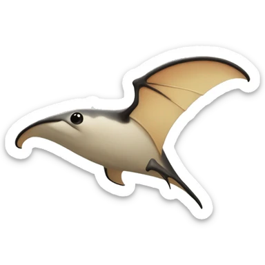 Manta con un colibrí de un color sticker