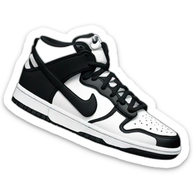 Nike panda dunks sticker